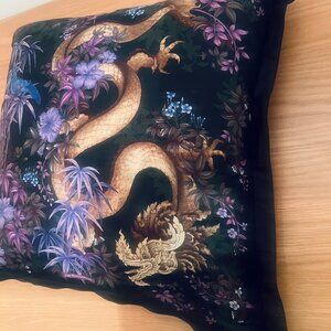 100% Silk Pillowcase (and PIllow) Designer Jim Thompson